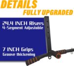BDL Wall Mounted Pull Up Bar Chin Up bar Multifunctional Dip Station f... - Image 9