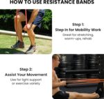 Pull Up Help Bands Set by Purposeful Health. Heavy Responsibility Resistance ... - Image 7