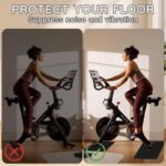 2-Pack Non-Slip Train Bike Mat for Peloton & Idea 2 Rower - Prot... - Image 4