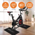 2-Pack Non-Slip Train Bike Mat for Peloton & Idea 2 Rower - Prot... - Image 5