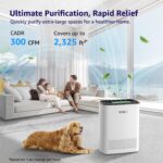 KNKA Air Purifiers for House Massive Room Bed room As much as 2325 Ft², Washabl... - Image 3
