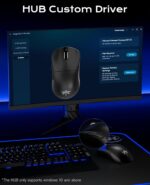 VGN F1 Professional Max Lightspeed Wi-fi Gaming Mouse with Twin-Mode 2.4G/Ty... - Image 4