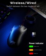 VGN F1 Professional Max Lightspeed Wi-fi Gaming Mouse with Twin-Mode 2.4G/Ty... - Image 7