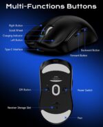 VGN F1 Professional Max Lightspeed Wi-fi Gaming Mouse with Twin-Mode 2.4G/Ty... - Image 8