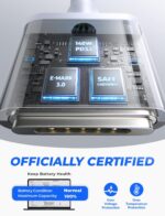 LISEN USB-C to Magnetic 3 Cable (6.6FT) for M4 MacBook Air Professional Charger... - Image 3