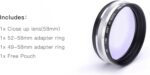 NiSi 58mm Shut-Up Lens Package | 58mm Lens with 49mm and 52mm Adapters | ... - Image 5