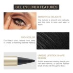 Miss Rose M Gel Eyeliner, Black Eyeliner Pencils, delineador de ojos c... - Image 5