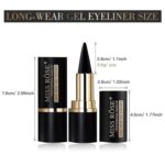 Miss Rose M Gel Eyeliner, Black Eyeliner Pencils, delineador de ojos c... - Image 6