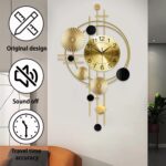 Giant Wall Clocks for Dwelling Room,Silent Non Ticking,Battery Operated ... - Image 4