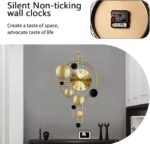 Giant Wall Clocks for Dwelling Room,Silent Non Ticking,Battery Operated ... - Image 5