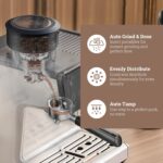 Auto Distribute & Tamp Espresso Machine with Grinder, Barista Espresso M... - Image 4