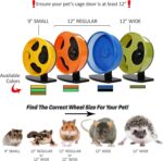 Silent Runner- 9" Common - Train Wheel + Stand + Cage Attachment (... - Image 3