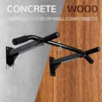 Pull Up Bar Wall Mounted Multifunctional Wall Mounted Pull Up Bar for ... - Image 6