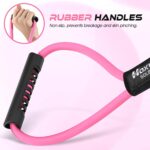 Resistance Bands, Determine 8 Resistance Band, Train Bands with Deal with... - Image 4
