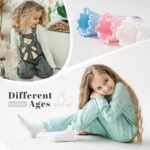 Child Ladies Ruffle Socks Toddler Ladies Frilly Costume Crew Socks for 6-12... - Image 5