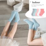 Child Ladies Ruffle Socks Toddler Ladies Frilly Costume Crew Socks for 6-12... - Image 6