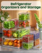 11 Pack Fridge Organizers and Storage, Stackable Fridge Set up... - Image 4