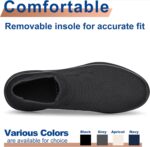 Mens Strolling Sneakers Slip on Light-weight Operating Sneakers Exercise Athletic ... - Image 5