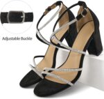 Strappy Heels for Girls Wedding ceremony: Snug Social gathering Heeled for Womens S... - Image 5