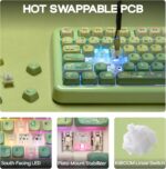 KiiBoom Phantom81 Lite 75% Gasket Mechanical Keyboard, QMK&VIA Program... - Image 6