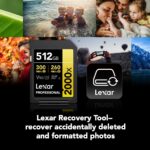 Lexar 512GB Skilled 2000x SDXC Reminiscence Card, UHS-II, C10, U3, V90,... - Image 4