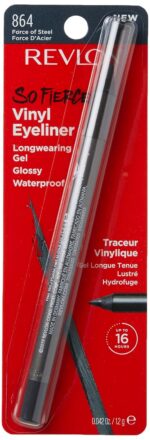 REVLON So Fierce Vinyl Eyeliner, Pressure of Metal, 0.042 Ounce - Image 3