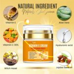 Natural Vitamin C Cream for Face - Deep Hydration Vitamin C Face Moist... - Image 3