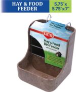 Kaytee Hay & Meals Bin Feeder With Fast Locks For Pet Rabbits, Chinchi... - Image 3