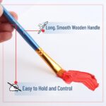 Mr. Pen- Artist Paint Brushes for Acrylic Portray, 10 pcs, Ergonomic ... - Image 4