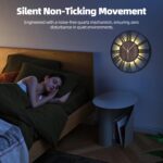 20 Inch Giant Steel Wall Clock with Voice and Mild Sensor Evening Mild... - Image 5