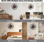 20 Inch Giant Steel Wall Clock with Voice and Mild Sensor Evening Mild... - Image 10
