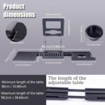 Treadmill Desk Attachment, Laptop computer Holder Adjustble Top Width, Works... - Image 3