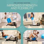 Lifepro Nordic Curl Exercise Bench - House Fitness center Hamstring Curl Machine & ... - Image 4