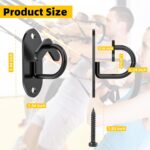 Resistance Band Wall Anchors System, Wall Mount Exercise Anchors for Ex... - Image 3