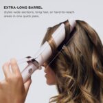 T3 SinglePass Curl X Further-Lengthy Barrel 1", 1.25", 1.5" Curling Iron wi... - Image 3
