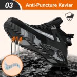 Metal Toe Footwear for Males Work Security Footwear Industrial Building Shoe... - Image 5