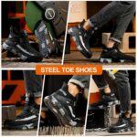 Metal Toe Footwear for Males Work Security Footwear Industrial Building Shoe... - Image 7