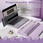 YUNZII B87 Wi-fi Mechanical Keyboard,QMK/VIA Programmable,TKL Layou... - Image 4
