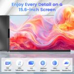 Teamgee 15.6" Laptop computer Display screen Extender, Slim & Light-weight Transportable Moni... - Image 3