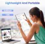 Teamgee 15.6" Laptop computer Display screen Extender, Slim & Light-weight Transportable Moni... - Image 4