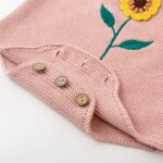 Simplee children Child Ladies Sunflower Knit Rompers Knit Garments for Newbor... - Image 4