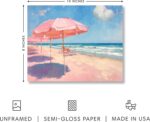 HAUS AND HUES Seashore Wall Artwork - Coastal Artwork Print for Dwelling Room, Beac... - Image 3