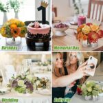 4 Pcs Acrylic Flower Vase, Spherical Clear Acrylic Vases Floral Centerpiec... - Image 8