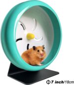 Hamster Wheel,Tremendous Silent Hamster Train Wheels,Adjustable Stand Ha... - Image 5