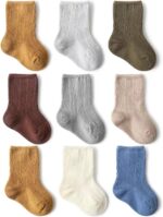 Toddler Socks Unisex Child Child Crew Cotton Cuff Socks for Toddler Women... - Image 2