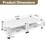 2 Pack Laundry Pedestal 28" Broad Washer and Dryer Pedestals, Heavy Dut... - Image 3