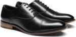 Bruno Marc Males's Lace Up Comfortable Cap-Toe Formal Costume Footwear - Image 4