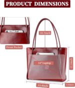 Blofinche Real Leather-based Purses for Ladies Giant Tote Shoulder Bag Rea... - Image 5