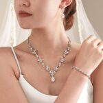 Hadskiss Jewellery Set for Girls, Necklace Dangle Earrings Bracelet Set ... - Image 3