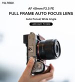 VILTROX 40mm F2.5 f/2.5 AF Lens for Sony E Mount, Huge-Angle Full-Fram... - Image 3